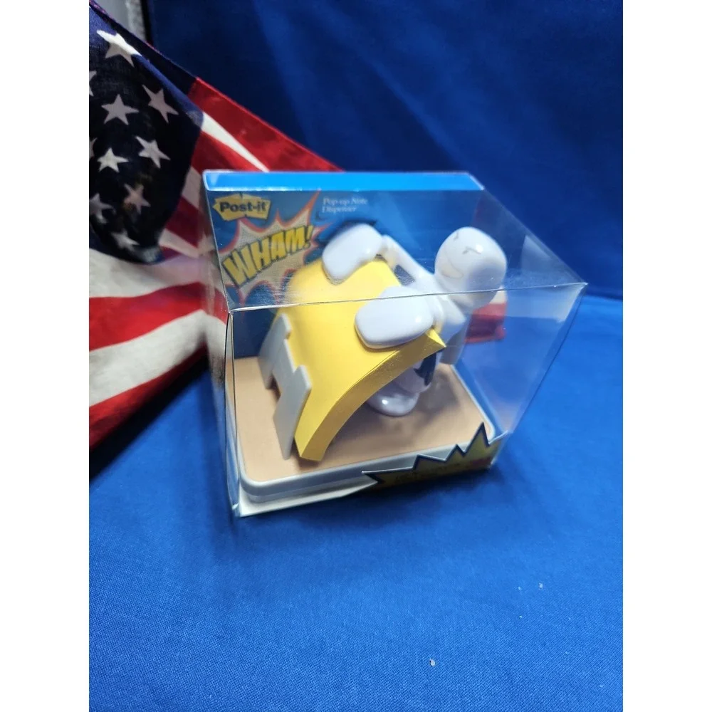 Post It Note Dispenser Karate Martial Arts WHAM! Whimsical Man w/Pen Holder New